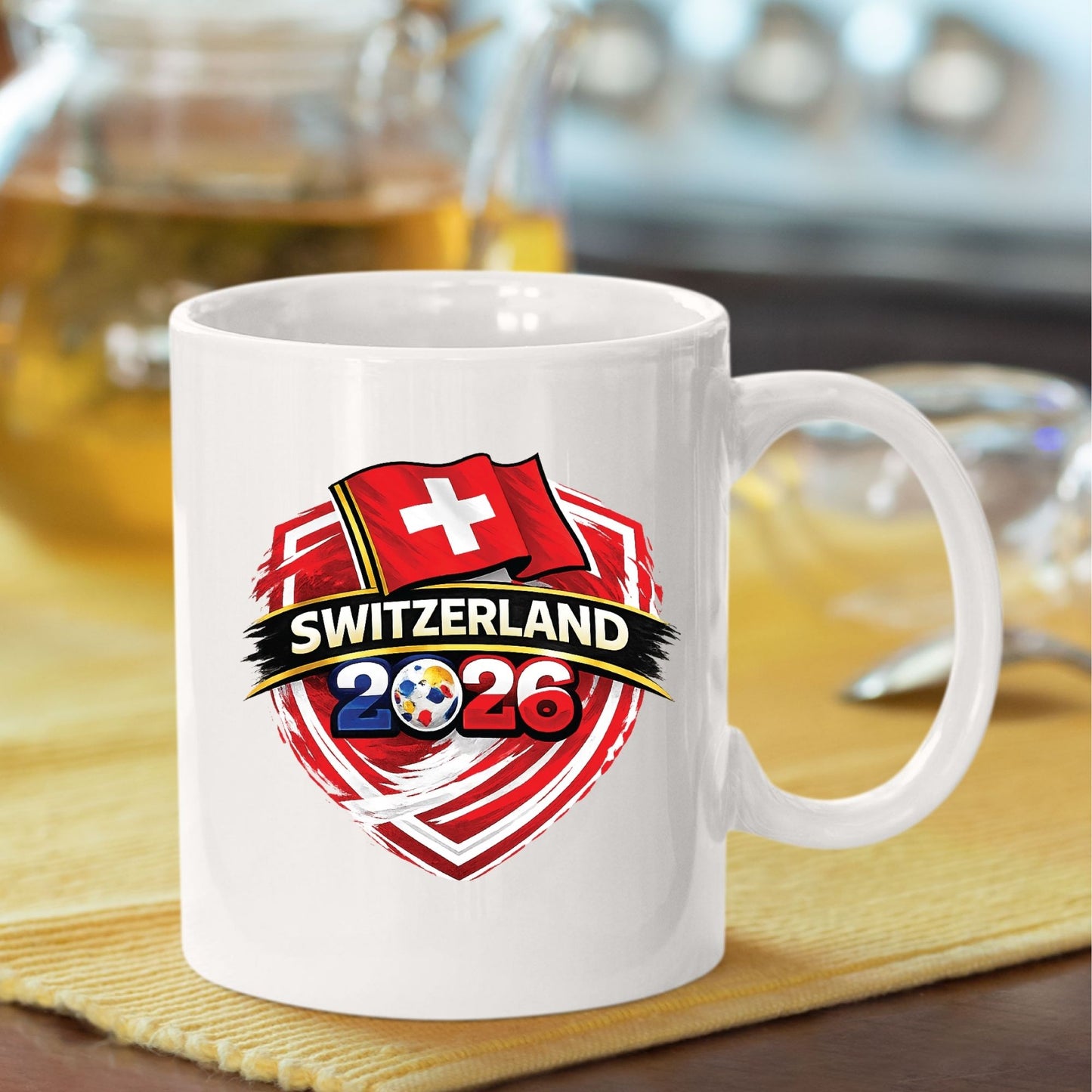 Switzerland World Cup 2026 DTF Transfer Ready to Press