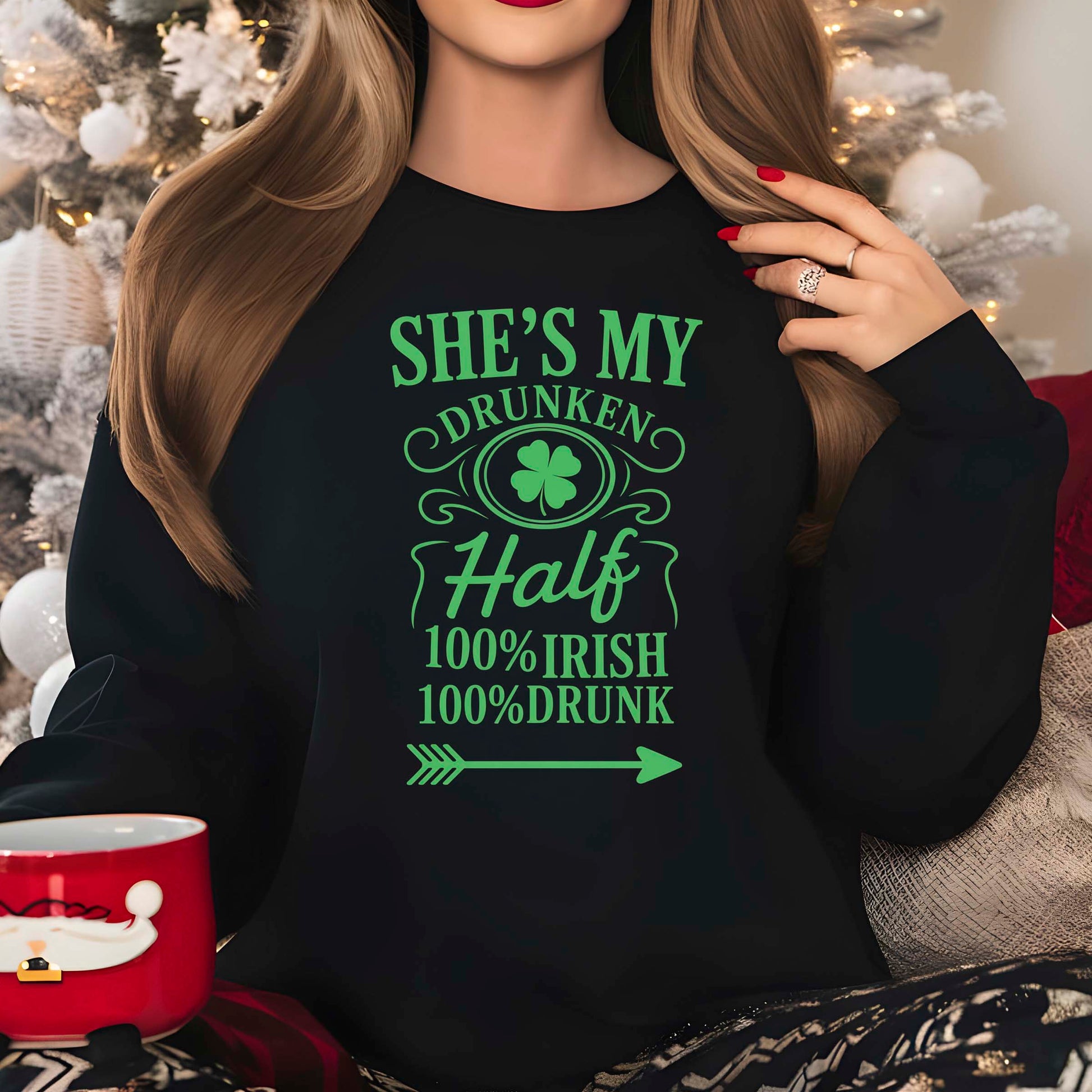 Drunken Half DTF Transfer 