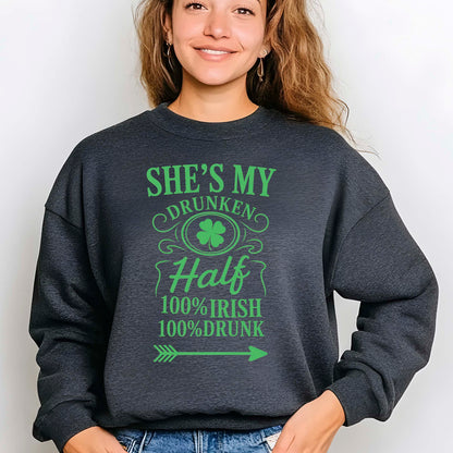 Drunken Half DTF Transfer 