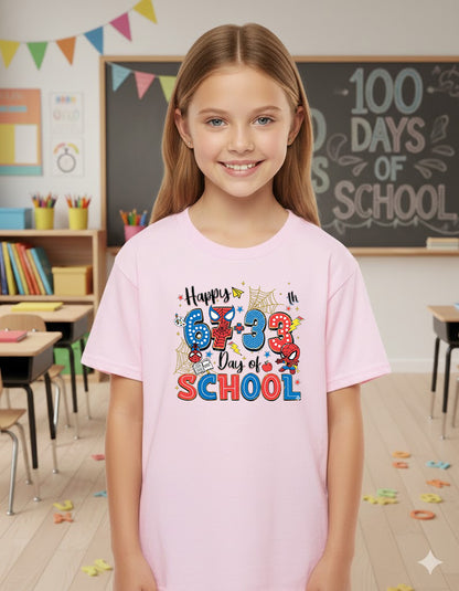 67 Meme School Cartoon T Shirt Cute Character Happy 100 Days of School Shirt for Kids Boys Girls Women Men Classroom Celebration Tee