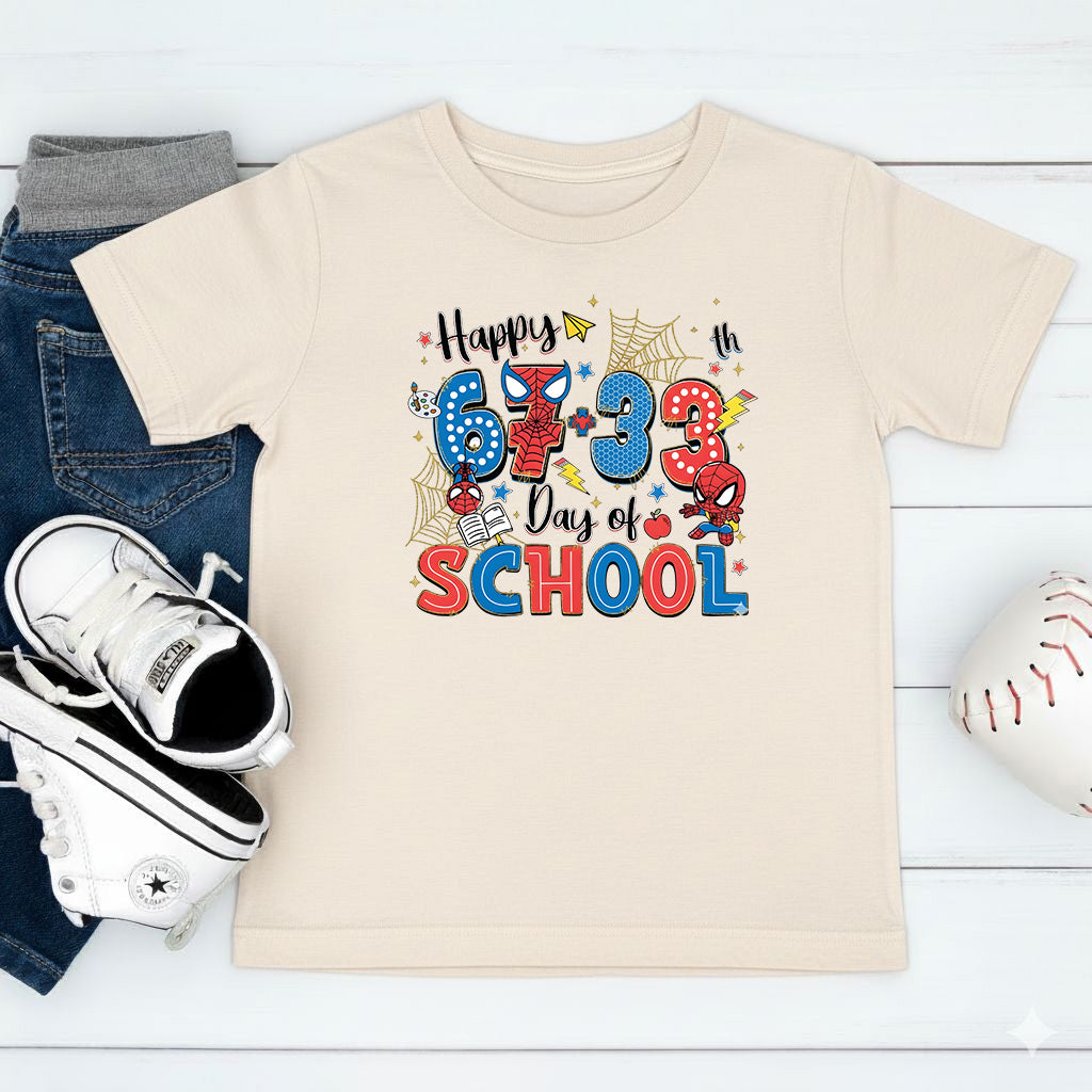 67 Meme School Cartoon T Shirt Cute Character Happy 100 Days of School Shirt for Kids Boys Girls Women Men Classroom Celebration Tee