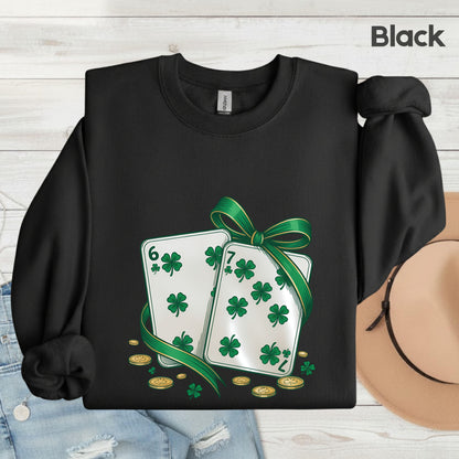 67 St. Patrick’s Day Shirts Funny Shamrock Card Sweatshirt Saint Patrick Party Tees Irish Green Sweater For Men Women Kids