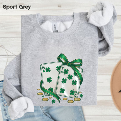 67 St. Patrick’s Day Shirts Funny Shamrock Card Sweatshirt Saint Patrick Party Tees Irish Green Sweater For Men Women Kids