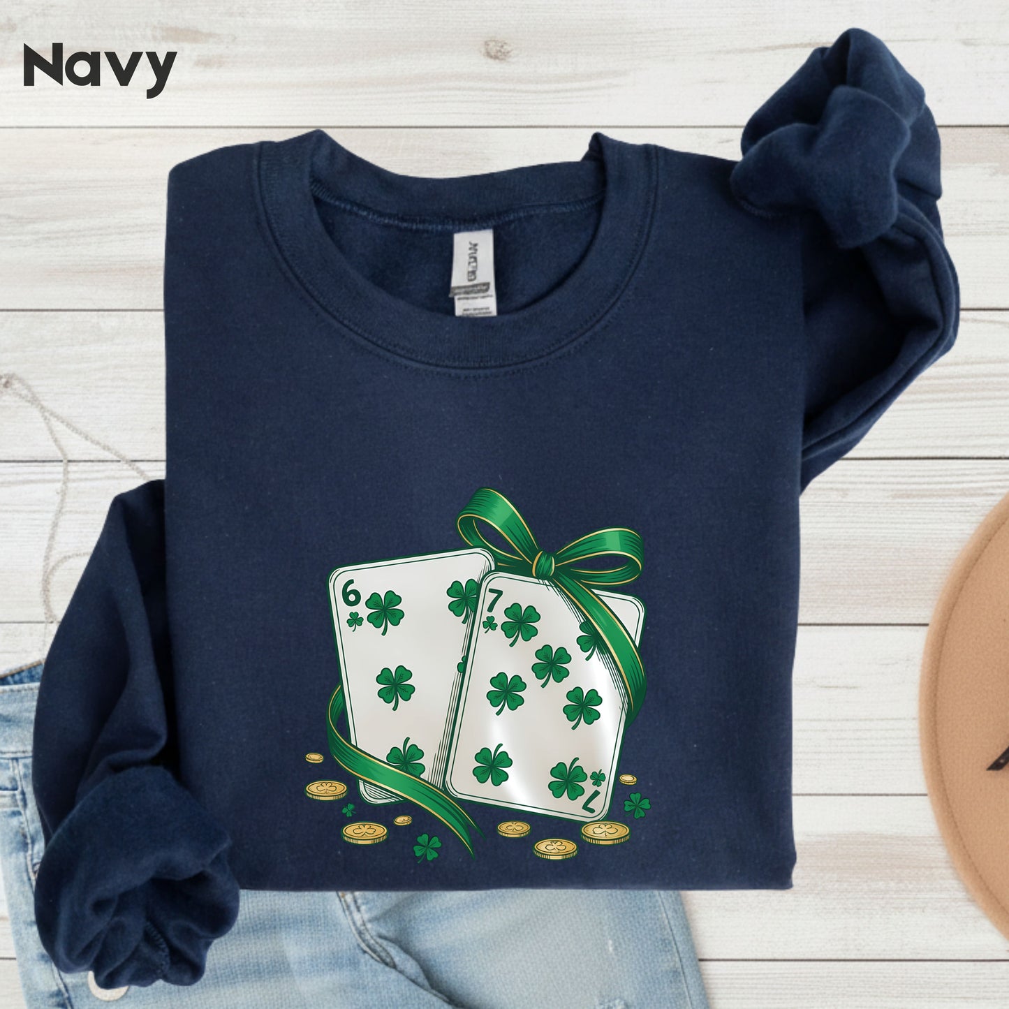 67 St. Patrick’s Day Shirts Funny Shamrock Card Sweatshirt Saint Patrick Party Tees Irish Green Sweater For Men Women Kids