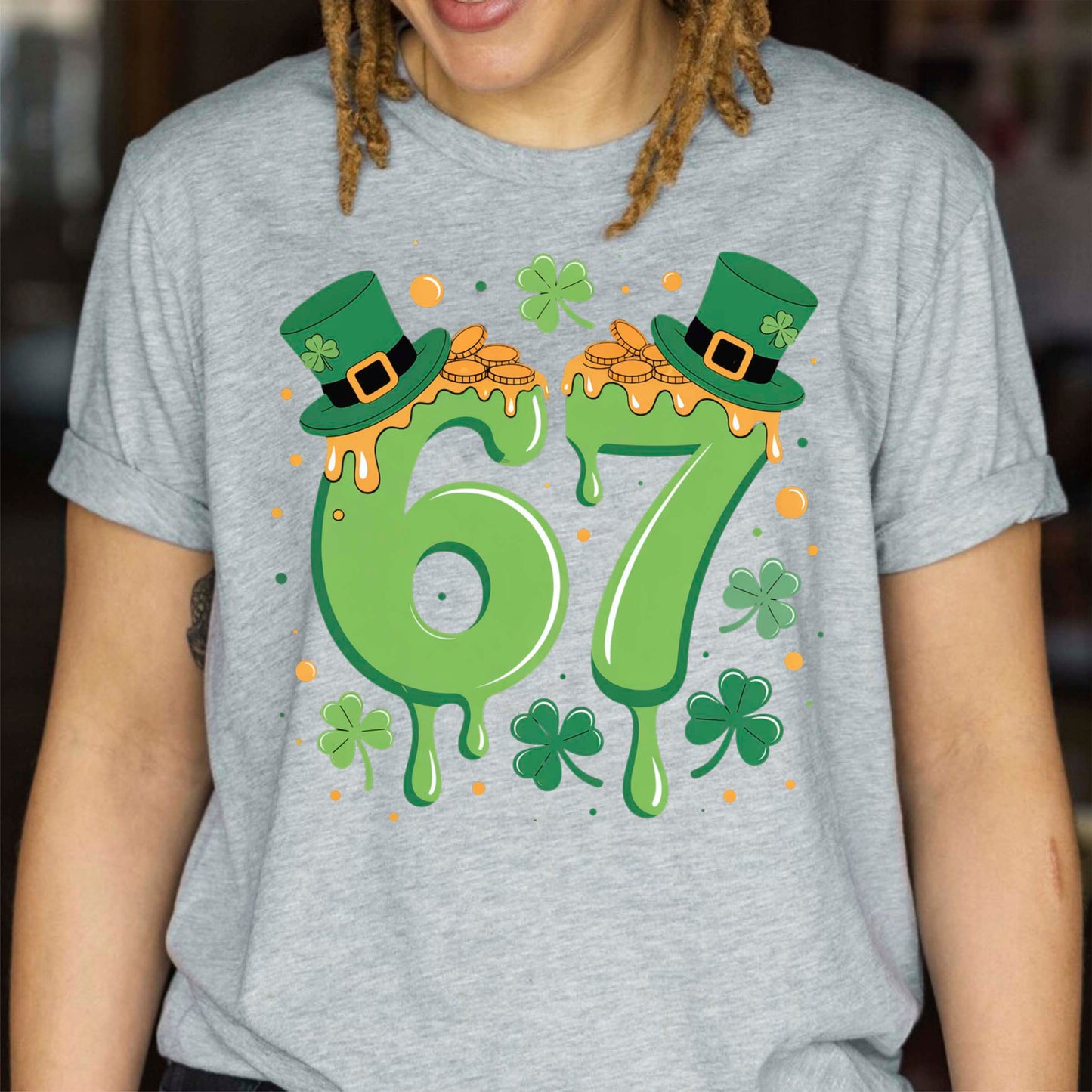 St. Patrick's Day Premade Gang Sheet Dtf Transfer Ready to Press Shamrock Heat Transfer For Shirts, Saint patrick iron on Transfer Designs