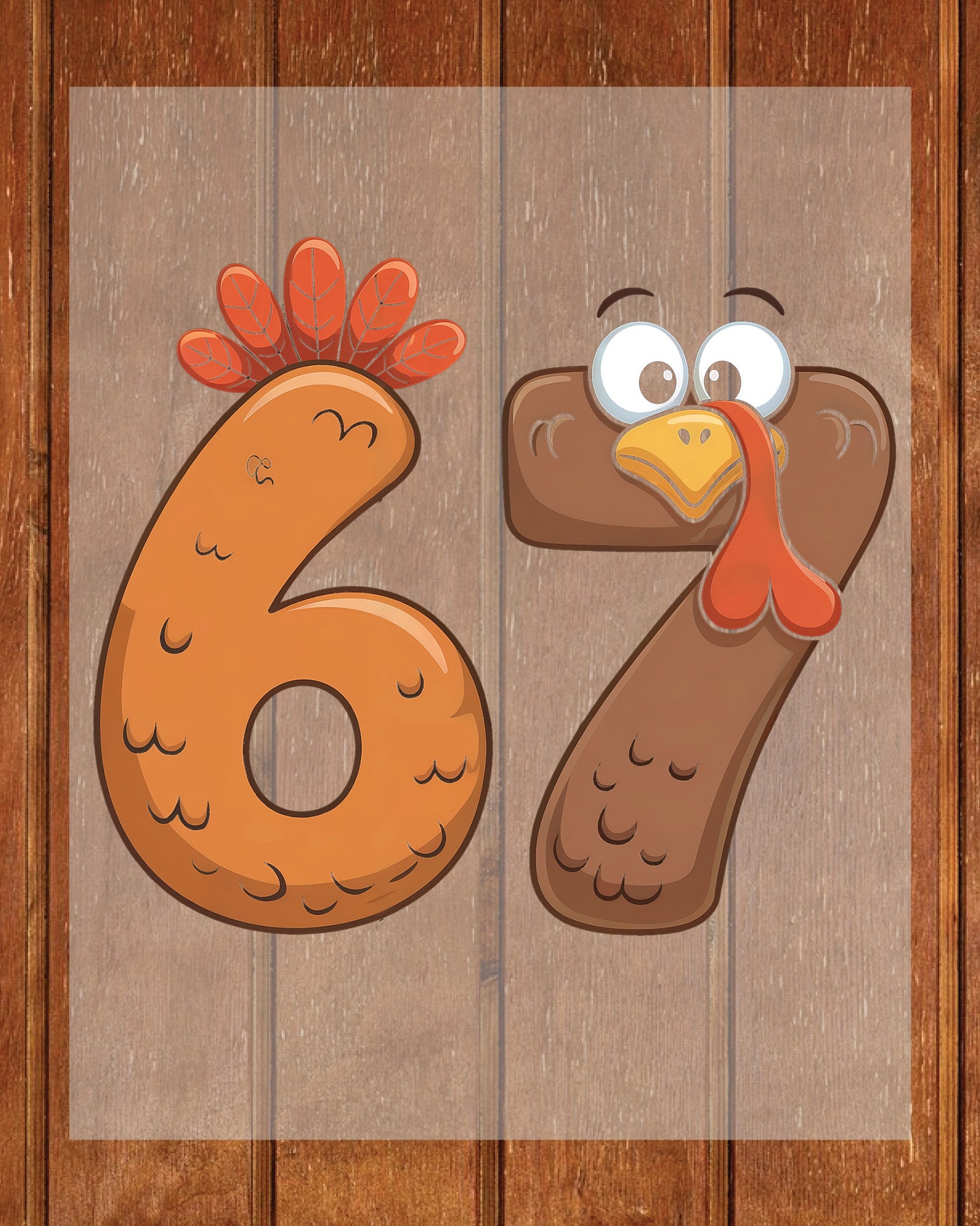67 Thanksgiving Turkey DTF Transfer, Holiday Heat Press Design, Thanksgiving Shirt Print, UV DTF Sticker, Funny Fall Gift Idea