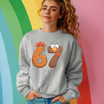 67 Thanksgiving Turkey DTF Transfer, Holiday Heat Press Design, Thanksgiving Shirt Print, UV DTF Sticker, Funny Fall Gift Idea