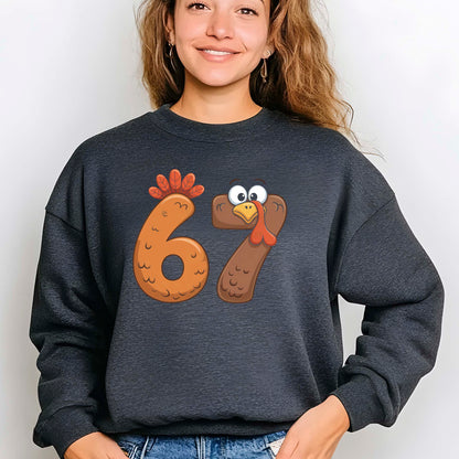 67 Thanksgiving Turkey DTF Transfer, Holiday Heat Press Design, Thanksgiving Shirt Print, UV DTF Sticker, Funny Fall Gift Idea