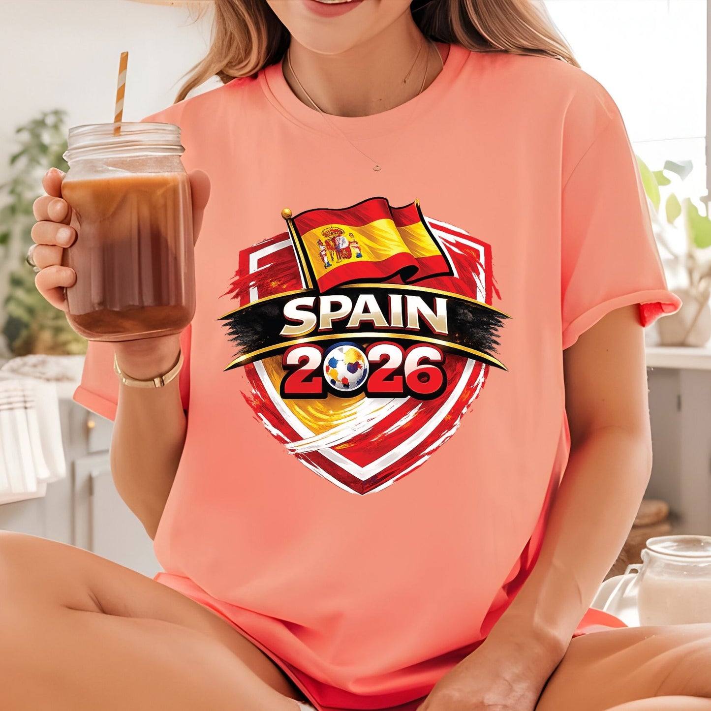 Spain World Cup 2026 DTF Transfer Ready to Press