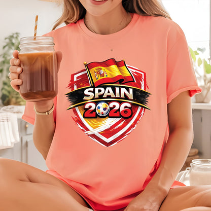 Spain World Cup 2026 DTF Transfer Ready to Press