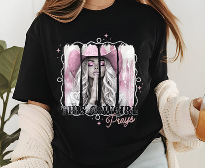 Western Girl Premade Gang Sheet Cowgirl DTF Transfer ready to Press Western Theme Girls Heat Transfer for Shirts