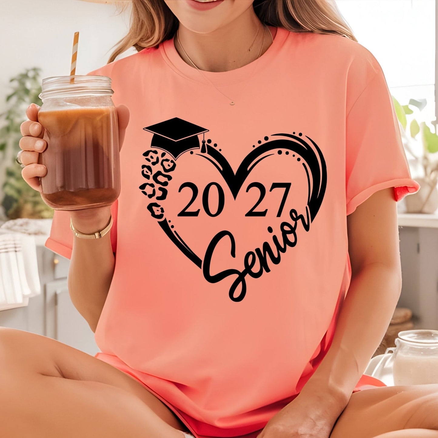 Senior Class Of 2027 Premade DTF Gang Sheet Graduation Class of 2k27 DTF Transfer Ready to Press Trendy Senior Heat Transfer For Shirts