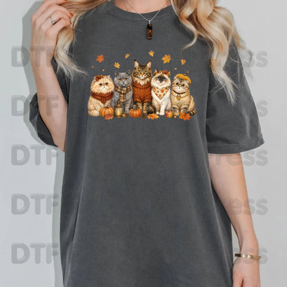 Halloween Cats DTF Transfer Ready to Press