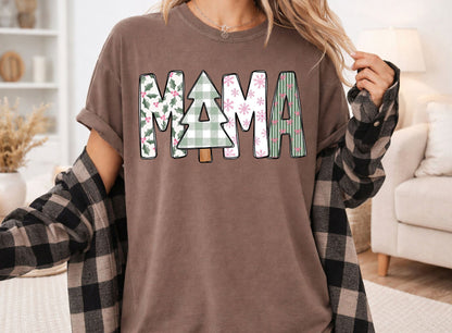 Christmas Mama Premade Gang Sheet Neon X-Mas DTF Transfer Ready to Press