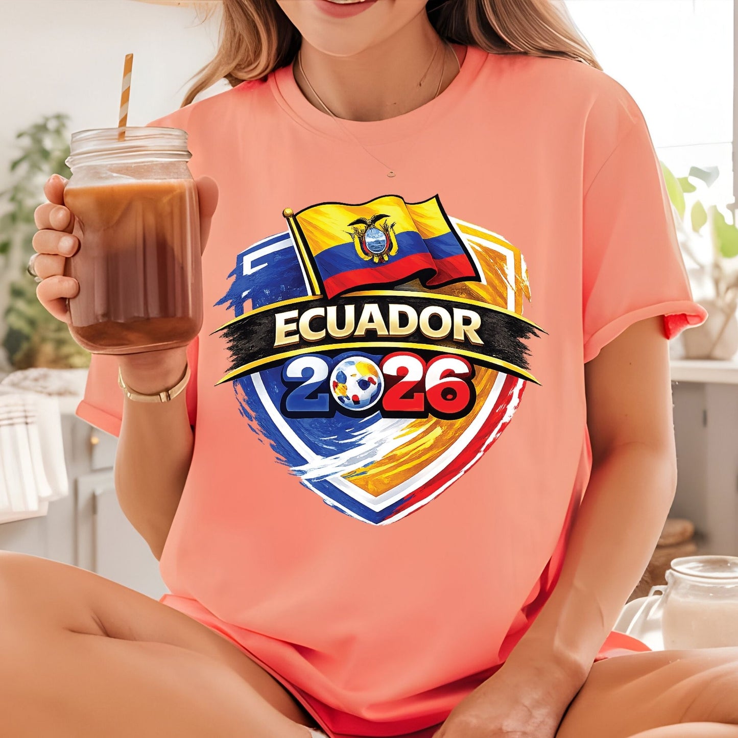 Ecuador World Cup 2026 DTF Transfer Ready to Press