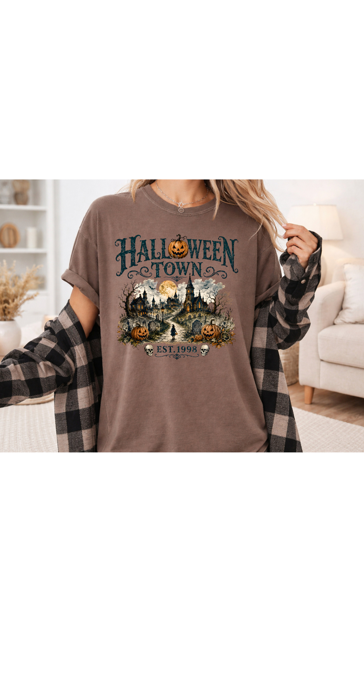Halloween Town Premade Gang Sheet Spooky Mama DTF Transfer Ready to Press