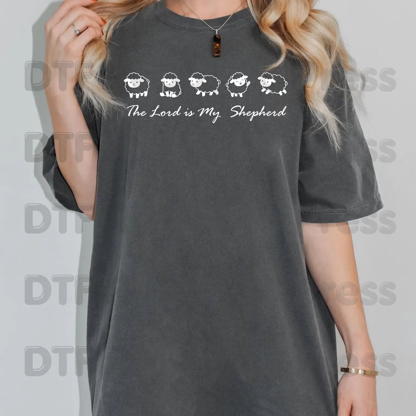 The Lord Is My Shepherd DTF Transfer Ready to Press