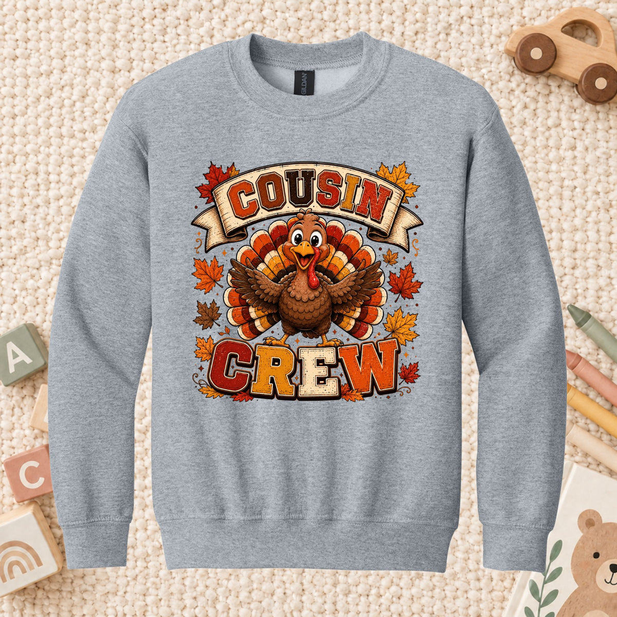 Cousin Crew Thanksgiving T Shirt Childrens Tee