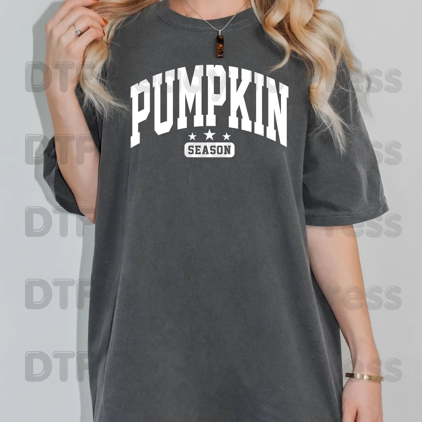 Pumpkin Season DTF Transfer Ready to Press