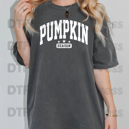 Pumpkin Season DTF Transfer Ready to Press