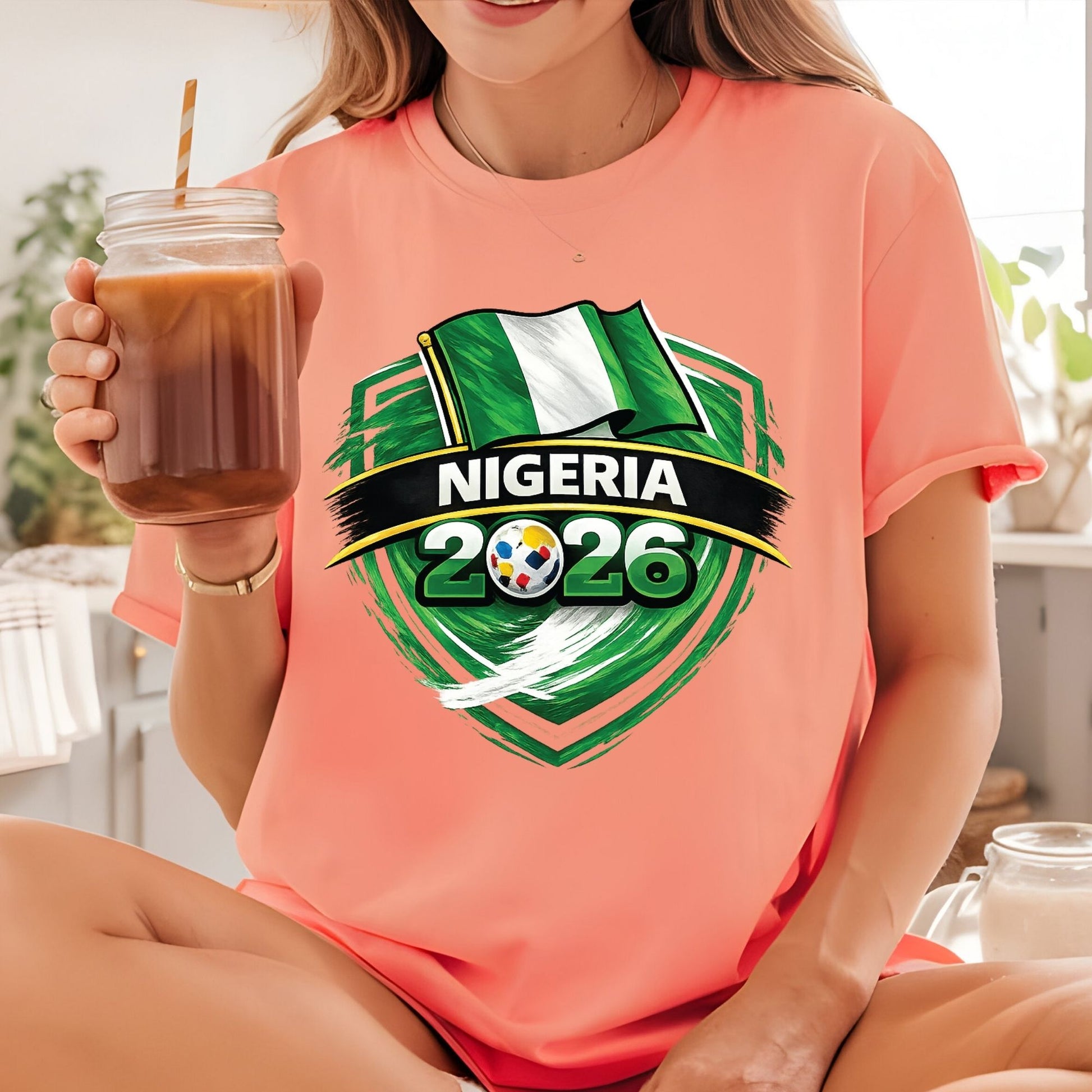 Nigeria World Cup 2026 DTF Transfer Ready to Press Super Eagles Soccer Heat Transfer For Shirts Football Supporter UV Sticker Prints