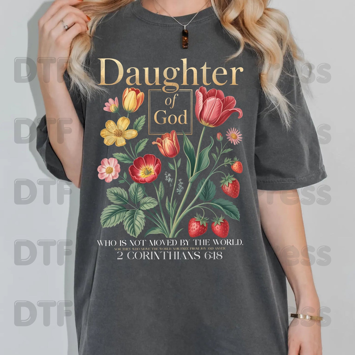 Daughter of God DTF Transfer Ready to Press