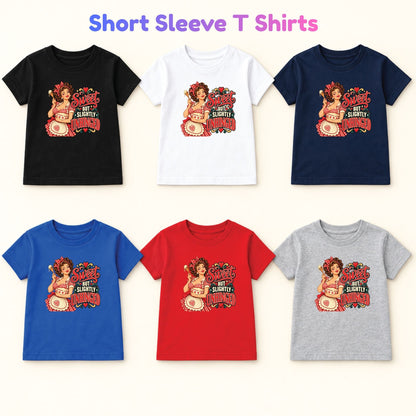 Retro Pinup Girl T-Shirt, Sweet but Slightly Unhinged Baking Graphic Tee, Vintage Baker Shirt