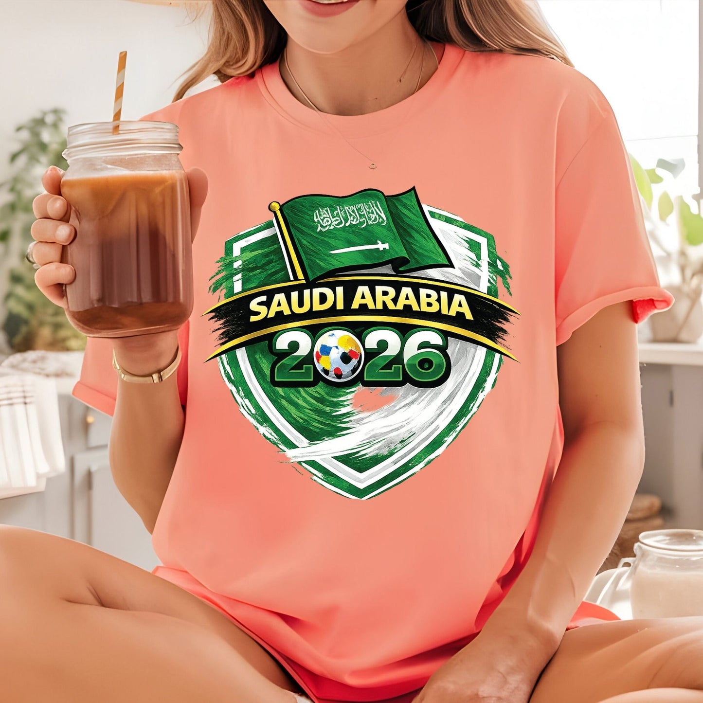Saudi Arabia World Cup 2026 DTF Transfer Ready to Press