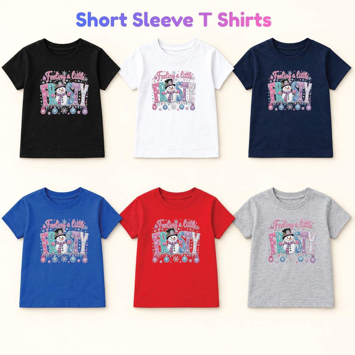 Feeling a Little Frosty T-Shirt, Cute Snowman Christmas Tee, Winter Holiday Sweatshirt