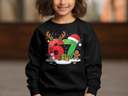 Festive Holiday Themed 67 Christmas Sweatshirt Product