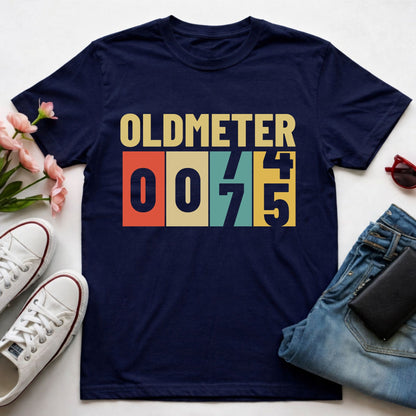 75th Birthday Shirt Oldmeter 75 Years T-Shirt
