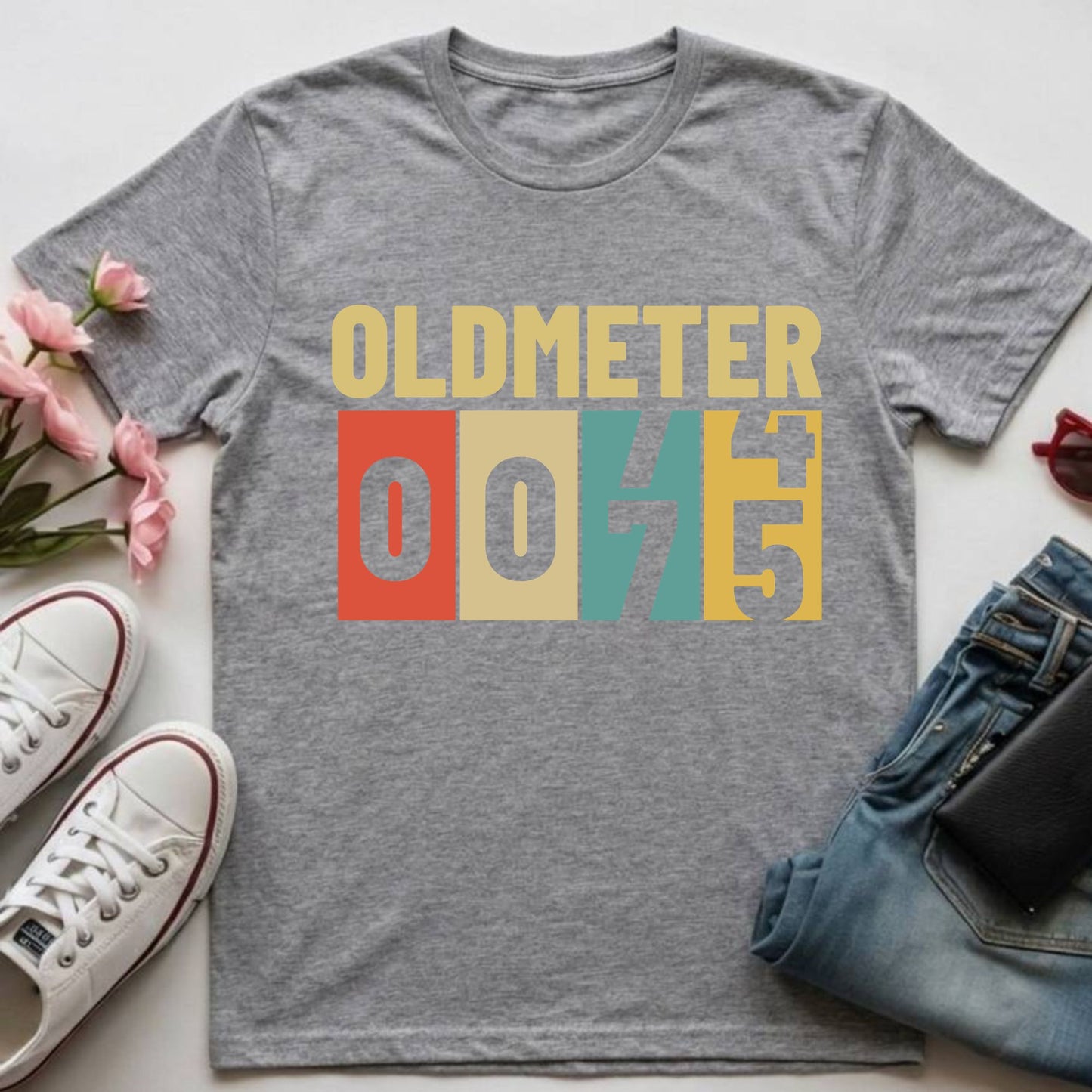 75th Birthday Shirt Oldmeter 75 Years T-Shirt