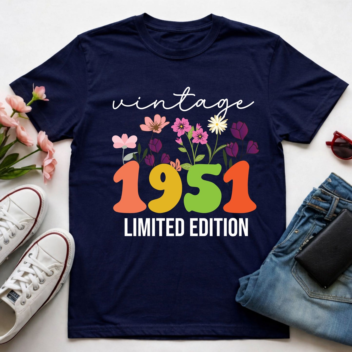 75th Birthday Shirt Women Made in 1951 T-Shirt