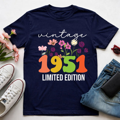 75th Birthday Shirt Women Made in 1951 T-Shirt