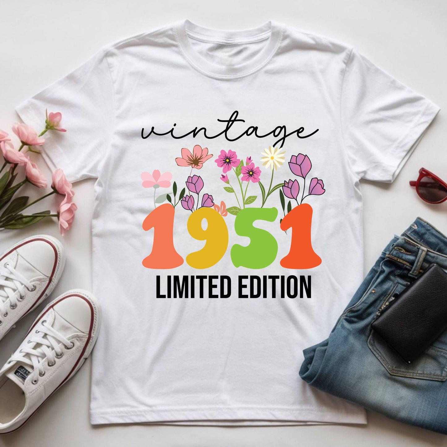 75th Birthday Shirt Women Made in 1951 T-Shirt