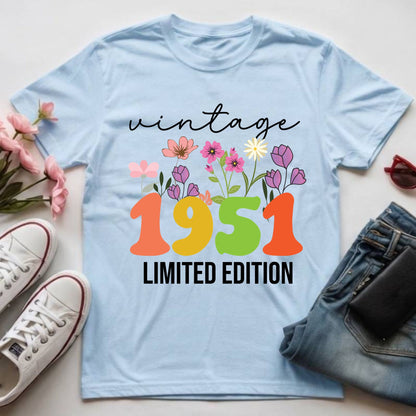 75th Birthday Shirt Women Made in 1951 T-Shirt