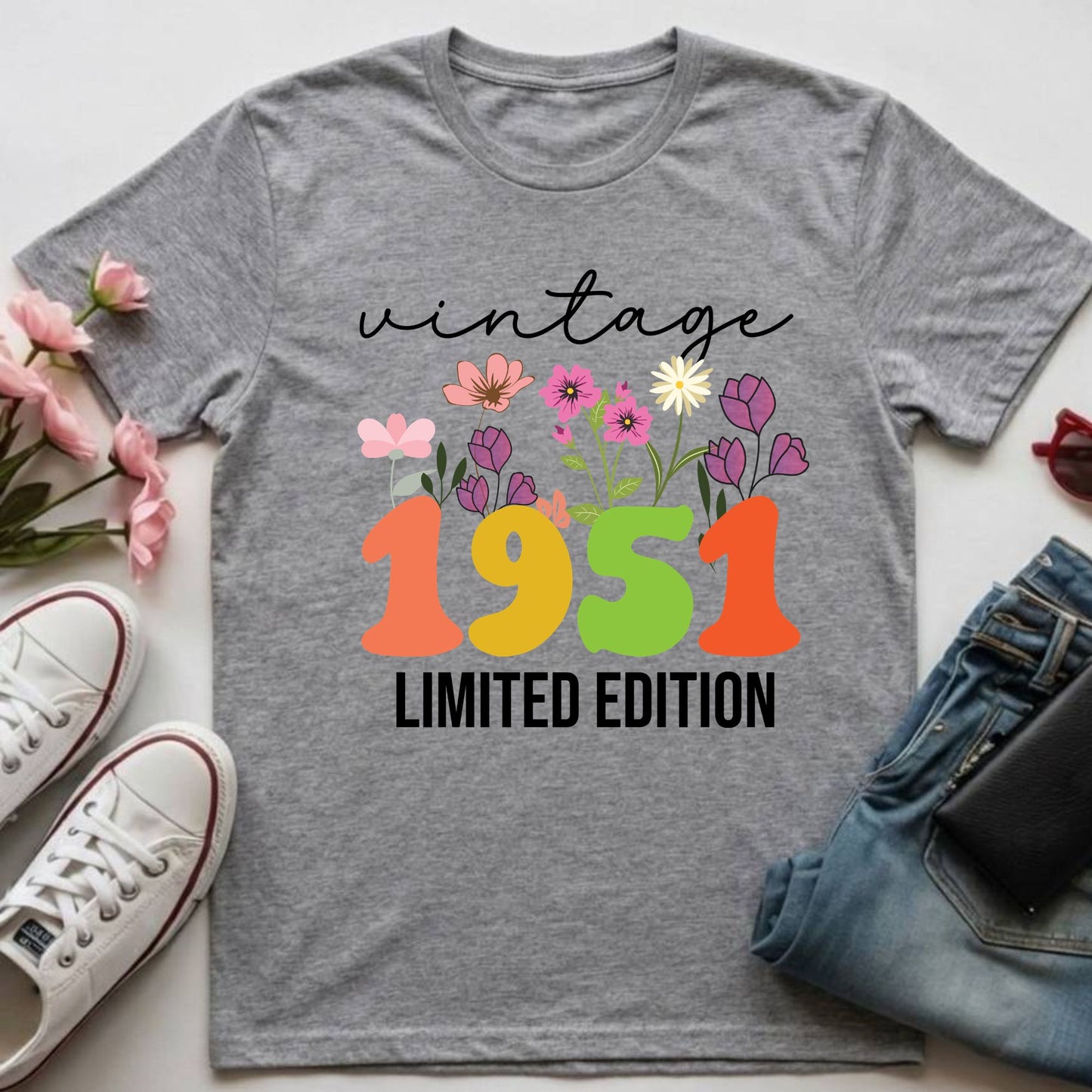 75th Birthday Shirt Women Made in 1951 T-Shirt