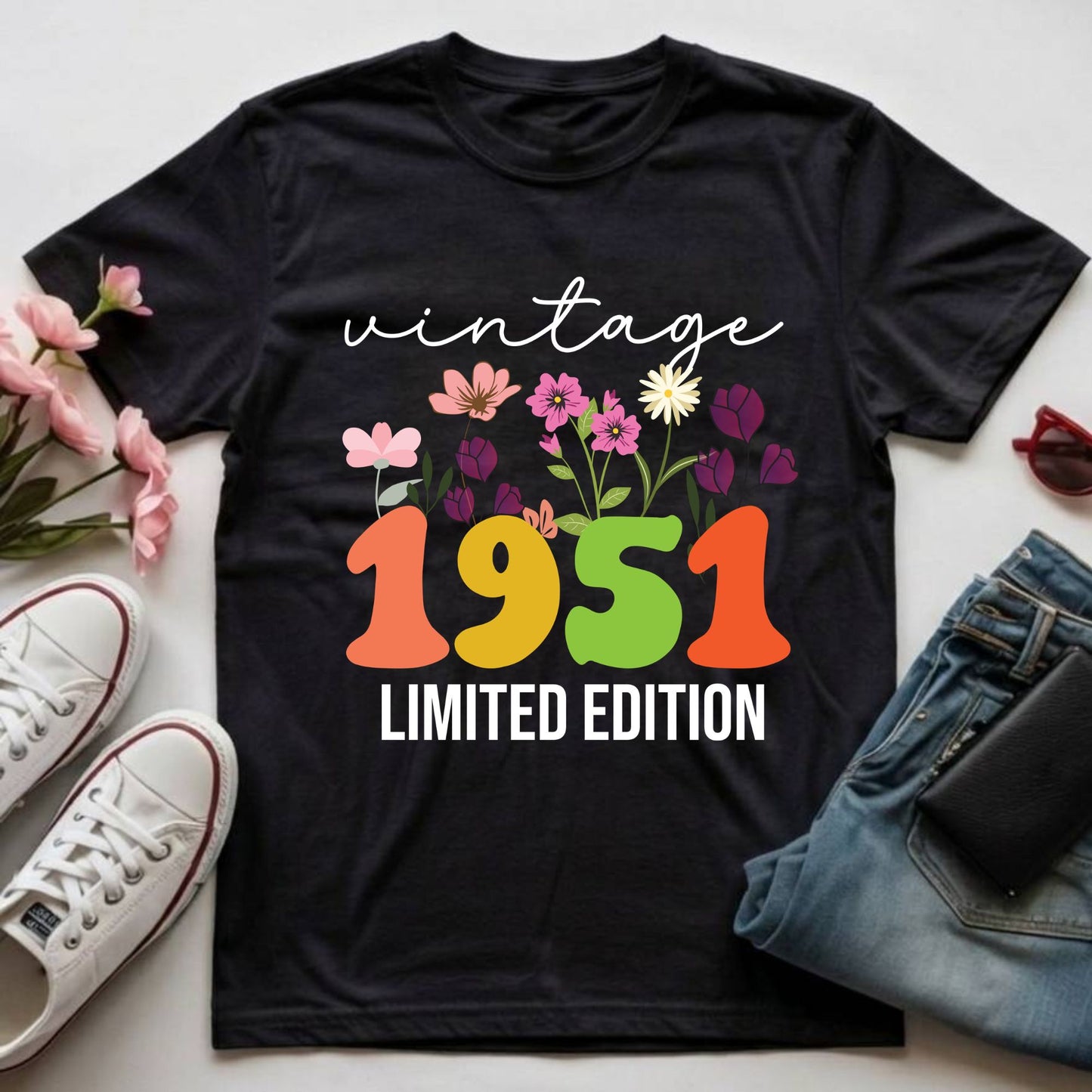 75th Birthday Shirt Women Made in 1951 T-Shirt