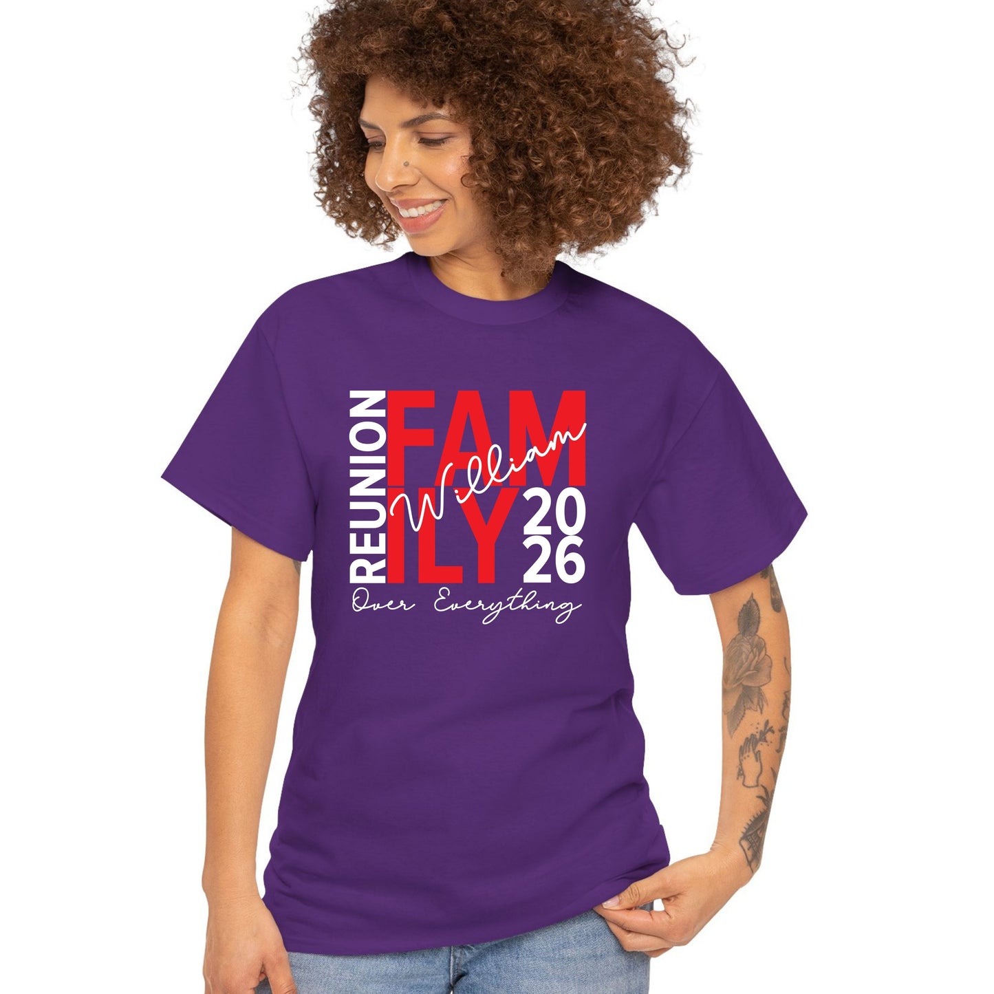 Custom Family Reunion 2026 T Shirts Personalized Family Name Tees