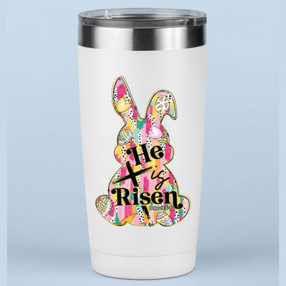 He is Risen Easter Bunny DTF Transfer ready to Press
