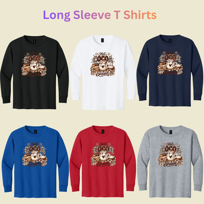 Hot Cocoa Season T-Shirt, Books and Cookies Christmas Tee, Cozy Winter Sweatshirt