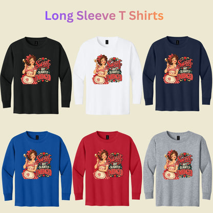 Retro Pinup Girl T-Shirt, Sweet but Slightly Unhinged Baking Graphic Tee, Vintage Baker Shirt