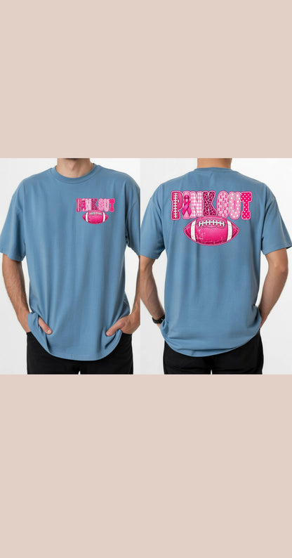 Pink Out Premade Gang Sheet Breast Cancer Awareness DTF Transfer Ready to Press