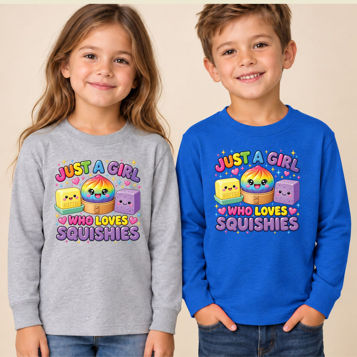 Just a Girl Who Loves Squishies T-Shirt, Cute Kawaii Tee, Squishy Lover Sweatshirt