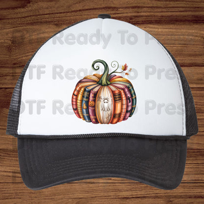 Bookish Pumpkin DTF Transfer Ready to Press