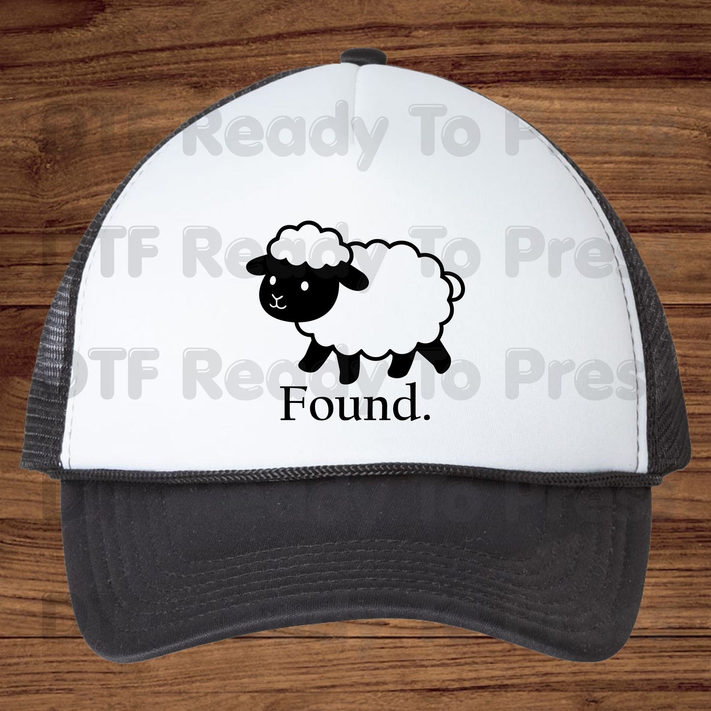 Found Sheep DTF Transfer Ready to Press