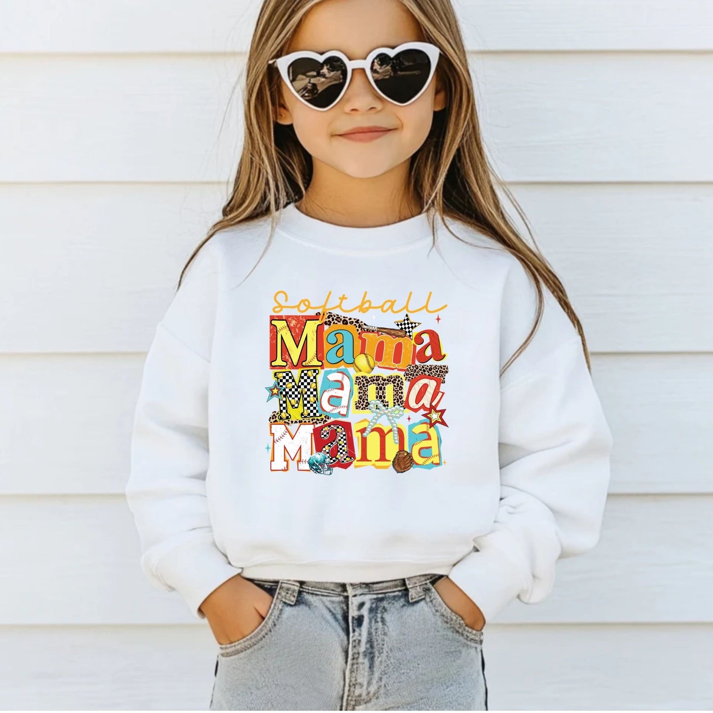 Softball Mama Premade Gang Sheet Sports Mom DTF Transfer Gang Sheet Trendy Softball Ready For Press Gameday Softball Heat Transfer Gang