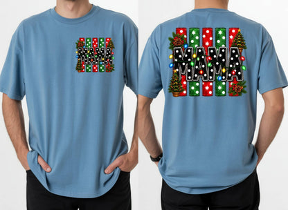 Christmas Mama Premade Gang Sheet Neon X-Mas DTF Transfer Ready to Press