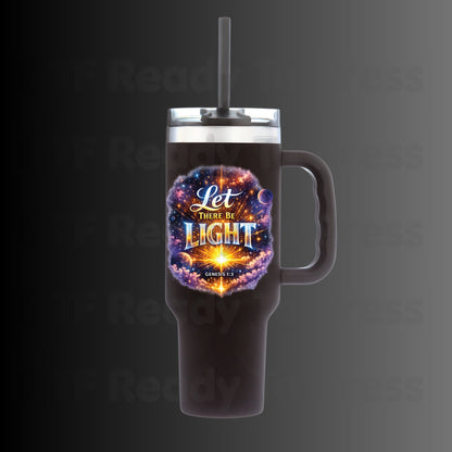Let There Be Light Genesis 1:3 DTF Transfer Ready to Press