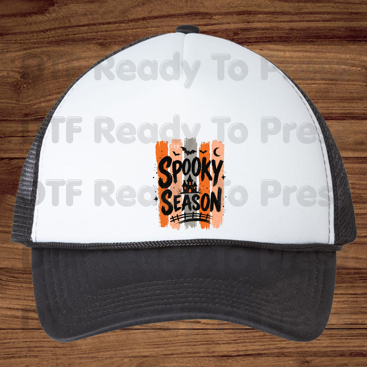 Spooky Season Halloween DTF Transfers, Haunted House Vintage Retro Ready to Press